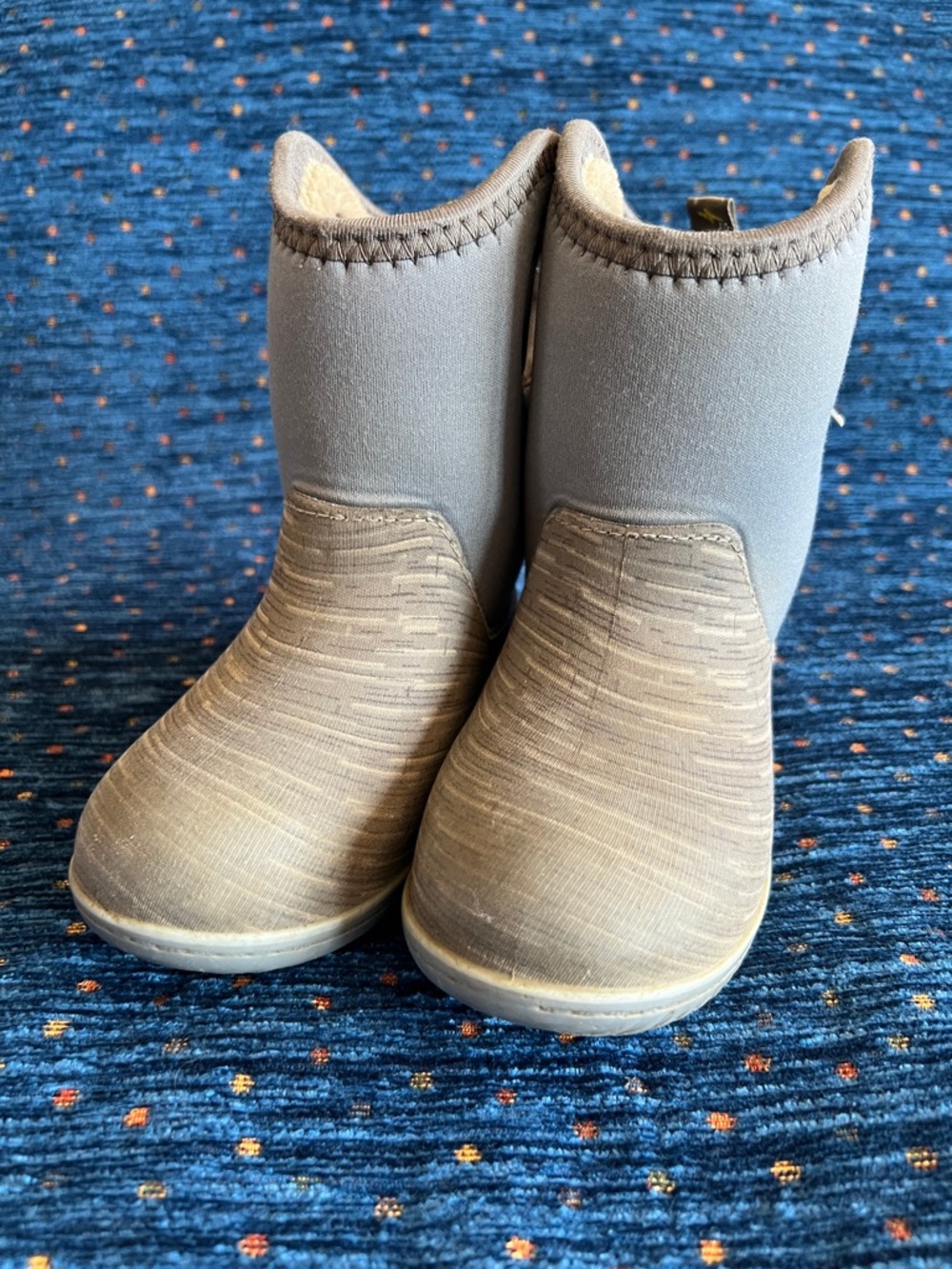 Jan & Jul Toddler size 10 Waterproof Boots in Gray - Insulated Pull-On Style